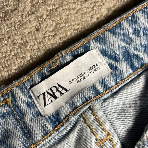 Zara wide-legged jeans size 2 women - Picture 4 of 4